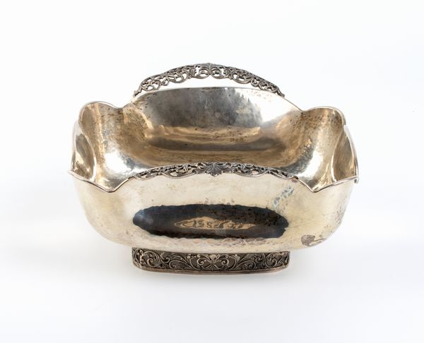 Cestino italiano in argento  - Asta Argenti, avori, coralli e altri oggetti d'arte provenienti da importanti collezioni private - Associazione Nazionale - Case d'Asta italiane