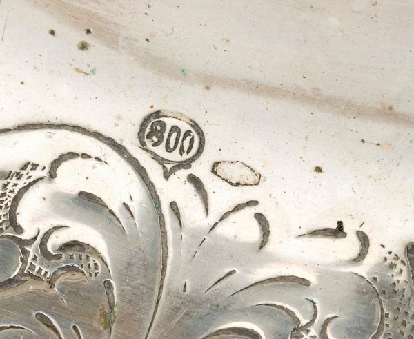 Vassoietto italiano in argento  - Asta Argenti, avori, coralli e altri oggetti d'arte provenienti da importanti collezioni private - Associazione Nazionale - Case d'Asta italiane