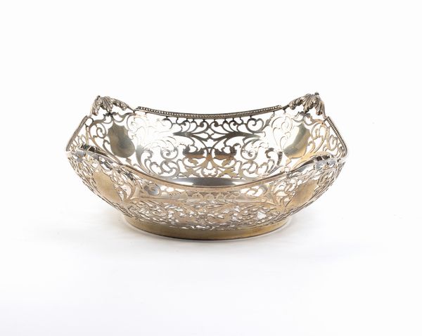 Cestino italiano in argento  - Asta Argenti, avori, coralli e altri oggetti d'arte provenienti da importanti collezioni private - Associazione Nazionale - Case d'Asta italiane