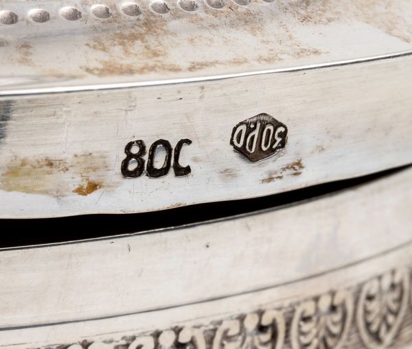 F.lli Zaramella : Zuccheriera italiana in argento  - Asta Argenti, avori, coralli e altri oggetti d'arte provenienti da importanti collezioni private - Associazione Nazionale - Case d'Asta italiane