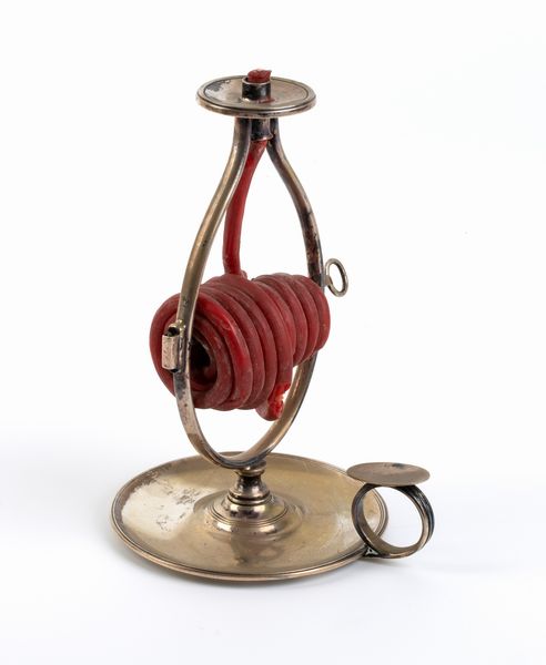 Stoppiniera italiana in argento con cera  - Asta Argenti, avori, coralli e altri oggetti d'arte provenienti da importanti collezioni private - Associazione Nazionale - Case d'Asta italiane