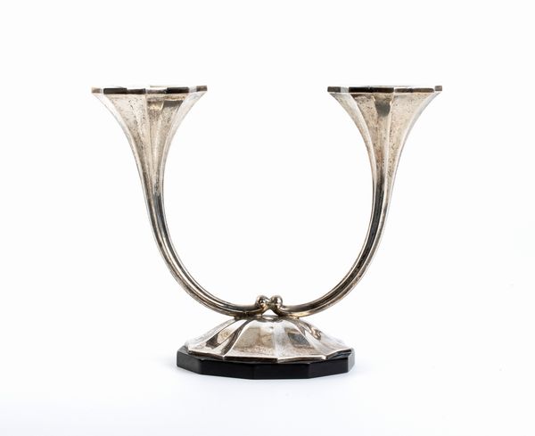 Doppiere italiano in argento  - Asta Argenti, avori, coralli e altri oggetti d'arte provenienti da importanti collezioni private - Associazione Nazionale - Case d'Asta italiane