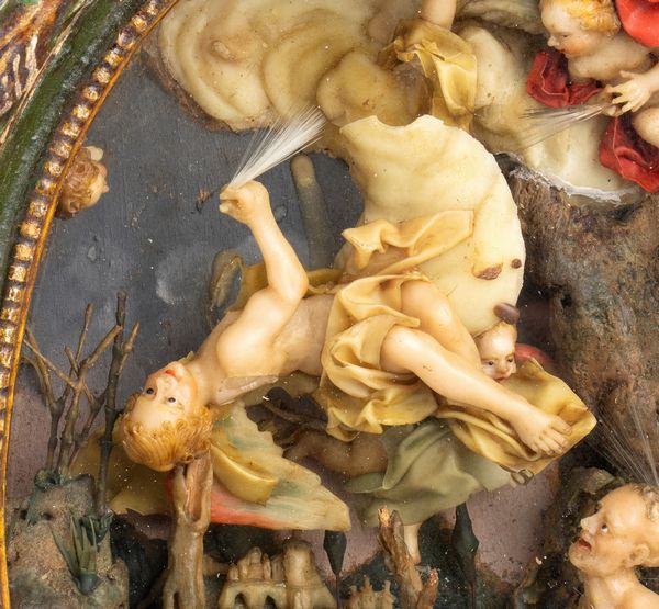 Coppia di ceroplastiche italiane  - Asta Argenti, avori, coralli e altri oggetti d'arte provenienti da importanti collezioni private - Associazione Nazionale - Case d'Asta italiane