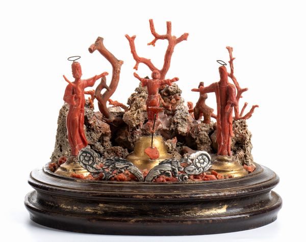Presepe italiano in corallo  - Asta Argenti, avori, coralli e altri oggetti d'arte provenienti da importanti collezioni private - Associazione Nazionale - Case d'Asta italiane