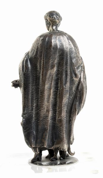 Scultura italiana in argento raffigurante San Vito  - Asta Argenti, avori, coralli e altri oggetti d'arte provenienti da importanti collezioni private - Associazione Nazionale - Case d'Asta italiane