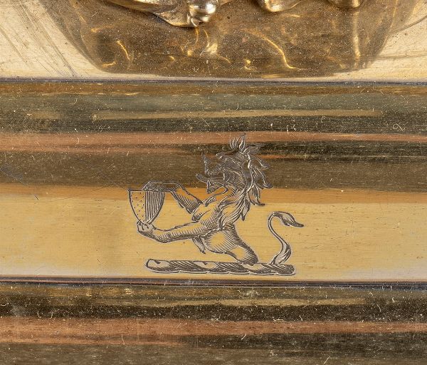 William Cumming : Importante calamaio vittoriano  inglese in argento  - Asta Argenti, avori, coralli e altri oggetti d'arte provenienti da importanti collezioni private - Associazione Nazionale - Case d'Asta italiane