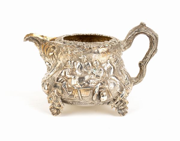 Richard Sibley II, : Servizio da t  e coppia saliere Vittoriane inglese in argento  - Asta Argenti, avori, coralli e altri oggetti d'arte provenienti da importanti collezioni private - Associazione Nazionale - Case d'Asta italiane