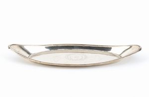 Joseph Jackson - Vassoietto irlandese vittoriano per smoccolatoio in argento