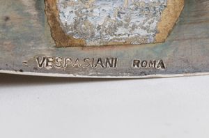 Fabbrica italiana argenterie di Alignani Pasquale & Alignani Mariano : Cestino italiano in argento  - Asta Argenti, avori, coralli e altri oggetti d'arte provenienti da importanti collezioni private - Associazione Nazionale - Case d'Asta italiane