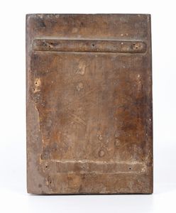 Icona ortodossa raffigurante Madonna con Bambino e pergamena  - Asta Argenti, avori, coralli e altri oggetti d'arte provenienti da importanti collezioni private - Associazione Nazionale - Case d'Asta italiane