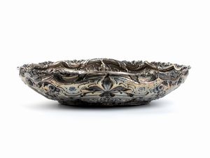 Cestino italiano in argento  - Asta Argenti, avori, coralli e altri oggetti d'arte provenienti da importanti collezioni private - Associazione Nazionale - Case d'Asta italiane