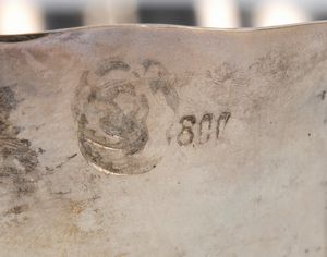 Ramiro fu Pietro  Sutto : Sei coppette italiane in argento  - Asta Argenti, avori, coralli e altri oggetti d'arte provenienti da importanti collezioni private - Associazione Nazionale - Case d'Asta italiane