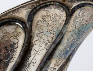 Salsiera italiana in argento  - Asta Argenti, avori, coralli e altri oggetti d'arte provenienti da importanti collezioni private - Associazione Nazionale - Case d'Asta italiane