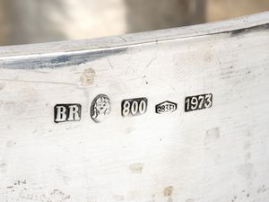 Brandimarte : Ciotola italiana in argento  - Asta Argenti, avori, coralli e altri oggetti d'arte provenienti da importanti collezioni private - Associazione Nazionale - Case d'Asta italiane