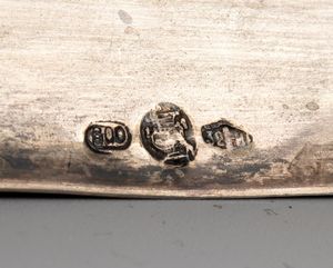 Ditta Messulam Enrico di Alberto : Centrotavola italiano in argento  - Asta Argenti, avori, coralli e altri oggetti d'arte provenienti da importanti collezioni private - Associazione Nazionale - Case d'Asta italiane