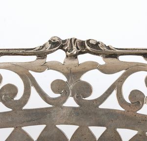 Cestino italiano in argento  - Asta Argenti, avori, coralli e altri oggetti d'arte provenienti da importanti collezioni private - Associazione Nazionale - Case d'Asta italiane