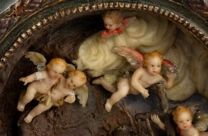 Coppia di ceroplastiche italiane  - Asta Argenti, avori, coralli e altri oggetti d'arte provenienti da importanti collezioni private - Associazione Nazionale - Case d'Asta italiane