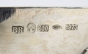 Brandimarte : Ciotola italiana in argento  - Asta Argenti, avori, coralli e altri oggetti d'arte provenienti da importanti collezioni private - Associazione Nazionale - Case d'Asta italiane