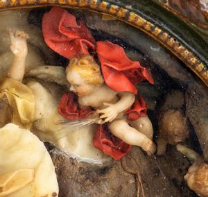 Coppia di ceroplastiche italiane  - Asta Argenti, avori, coralli e altri oggetti d'arte provenienti da importanti collezioni private - Associazione Nazionale - Case d'Asta italiane