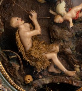 Coppia di ceroplastiche italiane  - Asta Argenti, avori, coralli e altri oggetti d'arte provenienti da importanti collezioni private - Associazione Nazionale - Case d'Asta italiane