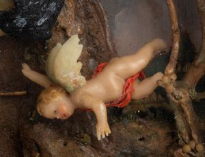 Coppia di ceroplastiche italiane  - Asta Argenti, avori, coralli e altri oggetti d'arte provenienti da importanti collezioni private - Associazione Nazionale - Case d'Asta italiane