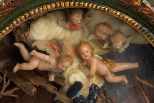 Coppia di ceroplastiche italiane  - Asta Argenti, avori, coralli e altri oggetti d'arte provenienti da importanti collezioni private - Associazione Nazionale - Case d'Asta italiane