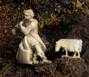 Andrea Tipa, Bottega di : Presepe italiano in avorio, osso e tartaruga  - Asta Argenti, avori, coralli e altri oggetti d'arte provenienti da importanti collezioni private - Associazione Nazionale - Case d'Asta italiane