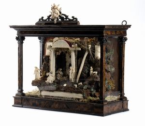 Andrea Tipa, Bottega di : Presepe italiano in avorio, osso e tartaruga  - Asta Argenti, avori, coralli e altri oggetti d'arte provenienti da importanti collezioni private - Associazione Nazionale - Case d'Asta italiane