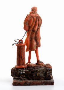 Cristo alla colonna in corallo  - Asta Argenti, avori, coralli e altri oggetti d'arte provenienti da importanti collezioni private - Associazione Nazionale - Case d'Asta italiane