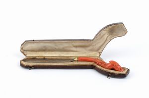 Maestranze di Torre del Greco - Tagliacarte in corallo mediterraneo