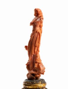 Scultura italiana in corallo  - Asta Argenti, avori, coralli e altri oggetti d'arte provenienti da importanti collezioni private - Associazione Nazionale - Case d'Asta italiane