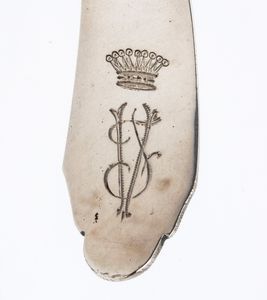 Stoppiniera Italiana in argento  - Asta Argenti, avori, coralli e altri oggetti d'arte provenienti da importanti collezioni private - Associazione Nazionale - Case d'Asta italiane