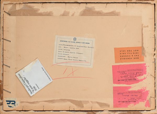 SCIPIONE : Il sesto suggello  - Asta La Collezione Enrico e Antonello Falqui. Di padre in figlio una vita nell'arte. - Associazione Nazionale - Case d'Asta italiane