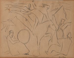 Arturo Martini : Il circo  - Asta La Collezione Enrico e Antonello Falqui. Di padre in figlio una vita nell'arte. - Associazione Nazionale - Case d'Asta italiane