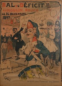 Jules-Alexandre  Grun - Bal du Deficit au Moulin Rouge, le 16 decembre 1897
