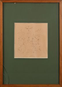 SCIPIONE : La Pentecoste  - Asta La Collezione Enrico e Antonello Falqui. Di padre in figlio una vita nell'arte. - Associazione Nazionale - Case d'Asta italiane