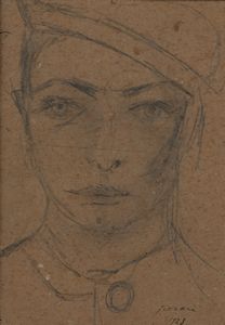 Filippo de Pisis - Ritratto di Giovane