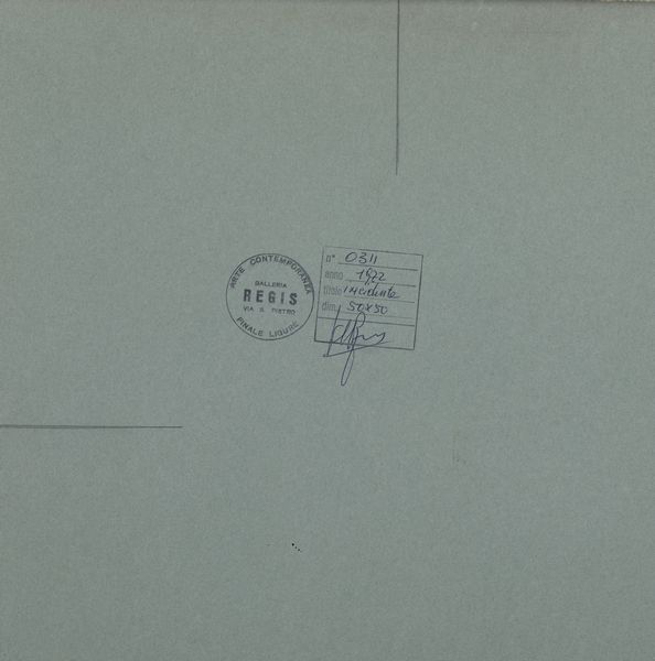 SCANAVINO EMILIO (1922 - 1986) : INCIDENTE, 1972  - Asta X:\ANCA\2023\ANCA MATERIALE DATA ENTRY\Capitolium\453 - Associazione Nazionale - Case d'Asta italiane