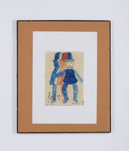 ANGELI FRANCO (1935 - 1988) : SENZA TITOLO, met� anni '80  - Asta X:\ANCA\2023\ANCA MATERIALE DATA ENTRY\Capitolium\453 - Associazione Nazionale - Case d'Asta italiane