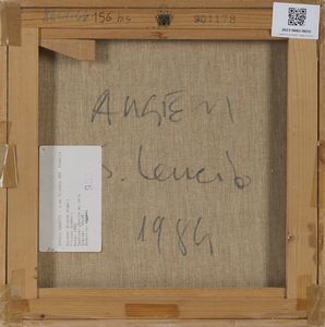 ANGELI FRANCO (1935 - 1988) : SENZA TITOLO (SIMBOLI), 1984  - Asta X:\ANCA\2023\ANCA MATERIALE DATA ENTRY\Capitolium\453 - Associazione Nazionale - Case d'Asta italiane