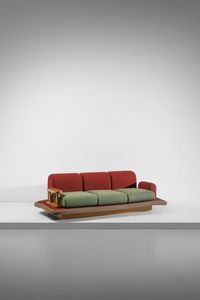SOTTSASS ETTORE (1917 - 2007) - Divano a tre posti mod. Tappeto Volante per Bedding Brevetti, Casalguidi