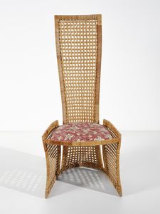 FONG DANNY HO (1915 - 1992) : attribuito. Sei sedie a schienale alto  - Asta Asta 455 | DESIGN E ARTI DECORATIVE DEL NOVECENTO Tradizionale - Associazione Nazionale - Case d'Asta italiane