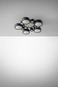 GRUPPO B.B.P.R. (BELGIOIOSO, PERESSUTI & ROGERS) - Grande lampada a plafone o a sospensione mod. 2045/p per Arteluce, Milano