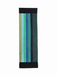 MARCONATO SANDRA  (1927 - 2016) - Senza titolo Arazzo a fasce verticali nei toni del verde e blu
