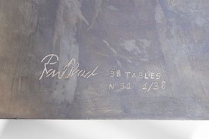 ARAD RON (n. 1951) : Tavolo n. 31 della serie 38 Tables prodotto da Ron Arad Studio presso Marzorati Rochetti, Cant  - Asta Asta 455 | DESIGN E ARTI DECORATIVE DEL NOVECENTO Tradizionale - Associazione Nazionale - Case d'Asta italiane
