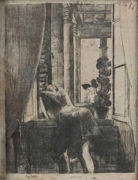 Luigi Bartolini : Ragazza alla  - Asta La Collezione Enrico e Antonello Falqui. Di padre in figlio una vita nell'arte. - Associazione Nazionale - Case d'Asta italiane