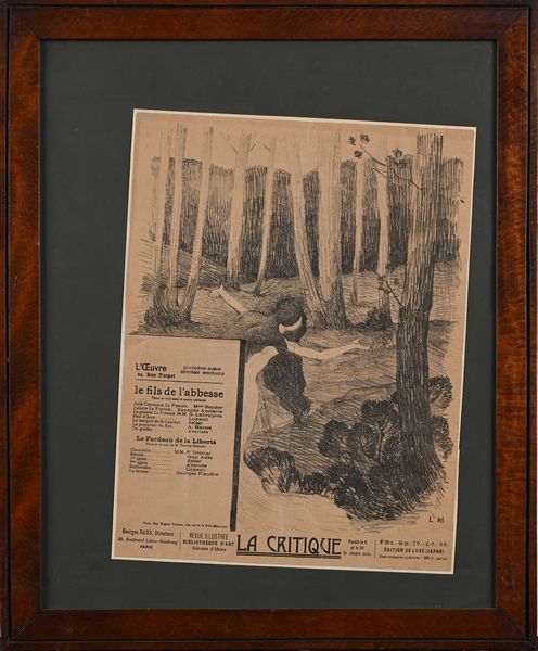 Henri Baptiste   Lebasque : La Critique, Revue Illustree. Bibliotheque d'Art Colletion d'Affiches  - Asta La Collezione Enrico e Antonello Falqui. Di padre in figlio una vita nell'arte. - Associazione Nazionale - Case d'Asta italiane