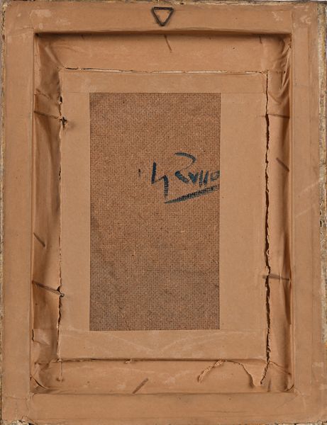 Mario Russo : Uomo con carretto  - Asta La Collezione Enrico e Antonello Falqui. Di padre in figlio una vita nell'arte. - Associazione Nazionale - Case d'Asta italiane