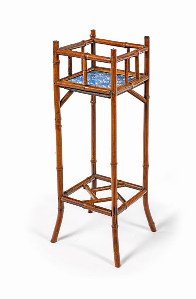 Trespolo portavaso in bamb�  - Asta La Collezione Enrico e Antonello Falqui. Di padre in figlio una vita nell'arte. - Associazione Nazionale - Case d'Asta italiane