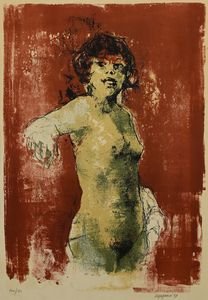 Renzo Vespignani - Nudo di donna